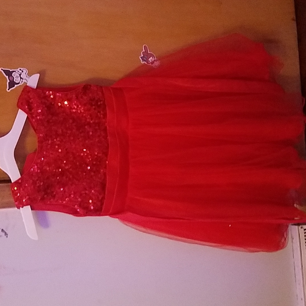 Girls red dress
